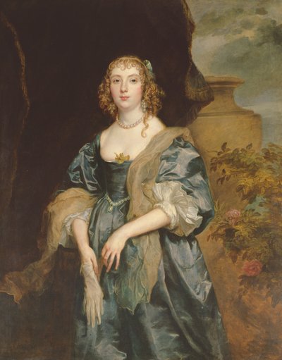 Anne Carr, gravin van Bedford, ca. 1638 door Anthony van Dyck